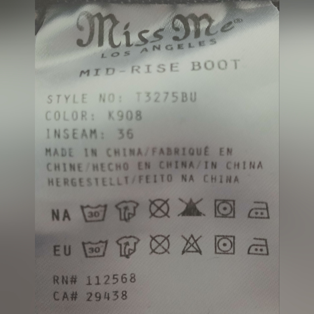 Miss Me Boot Cut Jeans - Picture 5 of 6